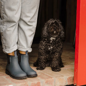 Merry People Bobbi Wellington Boot Oxford Slate Grey